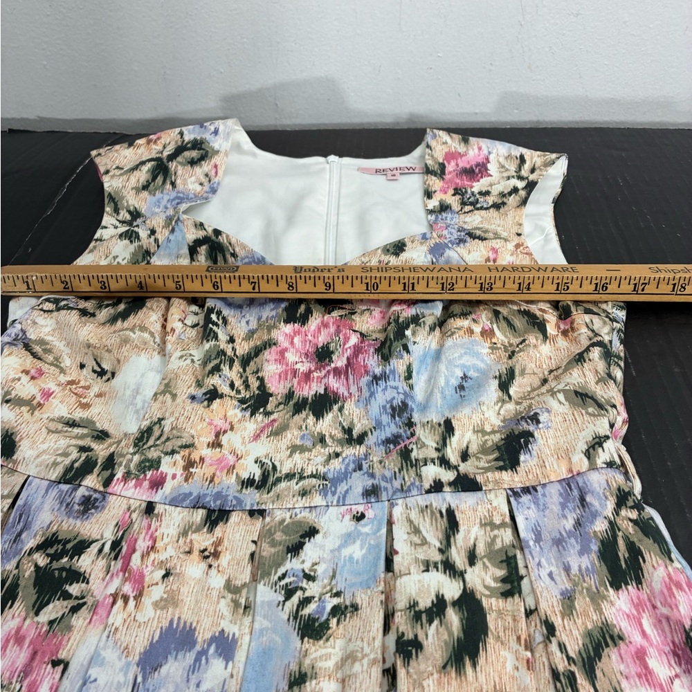 Review Australia Floral Sleeveless Dress size 10 - Picture 5 of 9